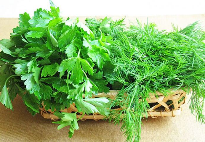 parsley and dill for strength